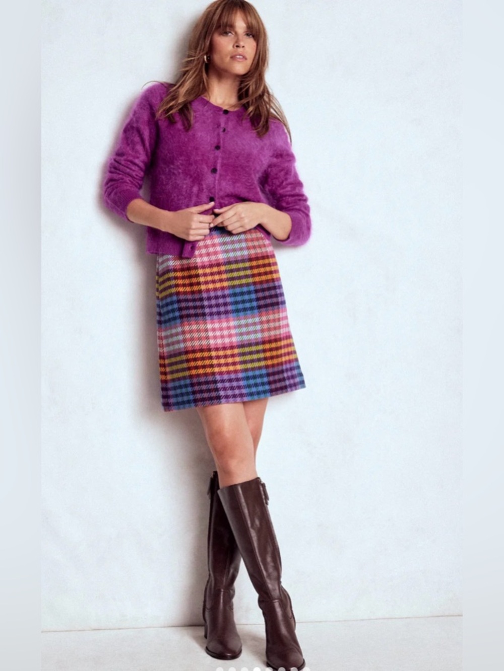 NEW! BODEN Gia Wool A Line Skirt - Picture 5 of 16